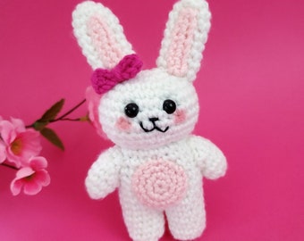 Handmade Kawaii Pastel Bunny Rabbit Amigurumi Plush