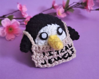 Adventure Time Gunter "I Steal Jewels" Amigurumi Plush