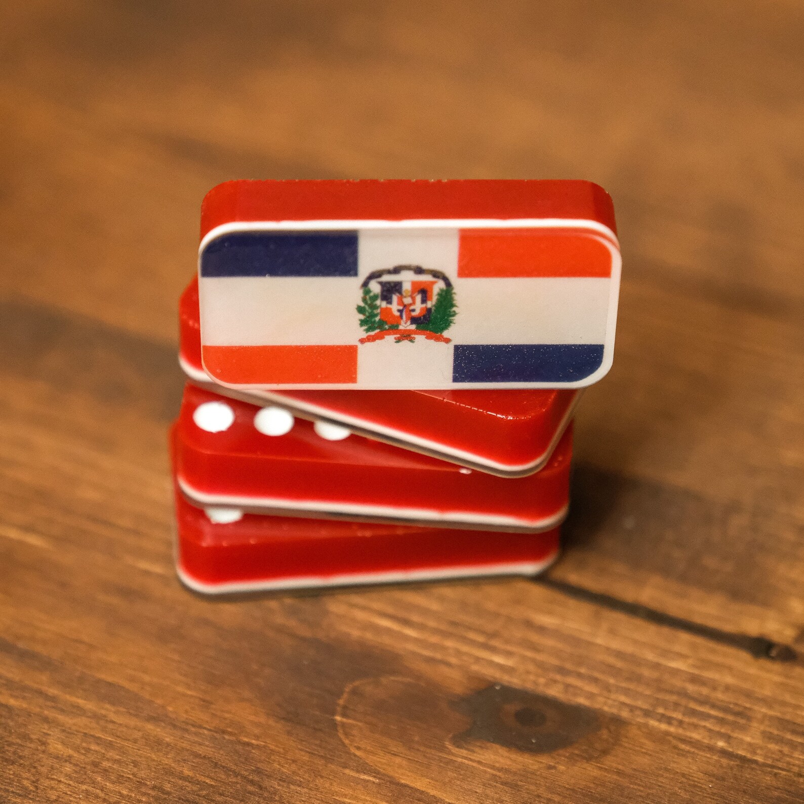 Dominican Republic Flag Custom Dominoes Hand Made Epoxy Etsy
