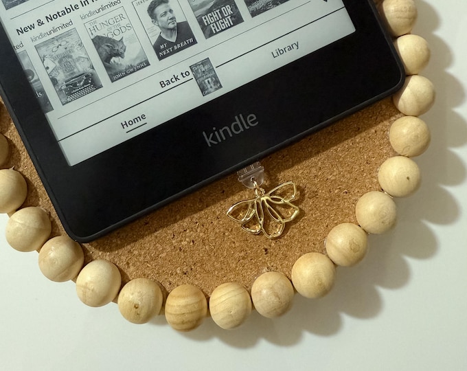Golden Floral Kindle Charm (usb-c)