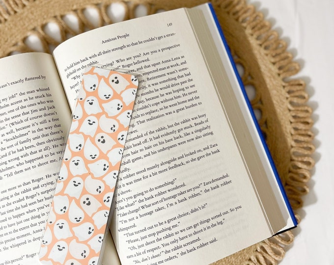 Orange Ghost Bookmark