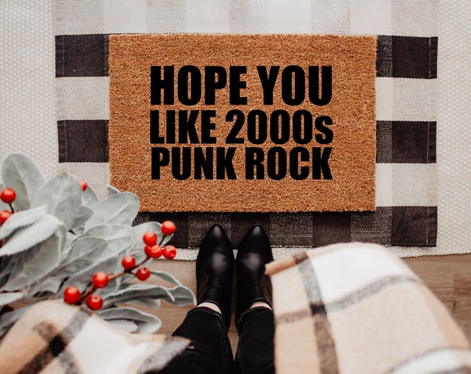 Hope You Like 2000’s Punk Rock Door Mat
