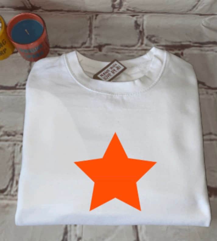 White Star Sweatshirt Etsy