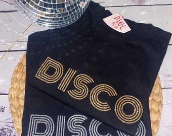 DISCO t-shirt, party t-shirt, music t-shirt, fun t-shirt