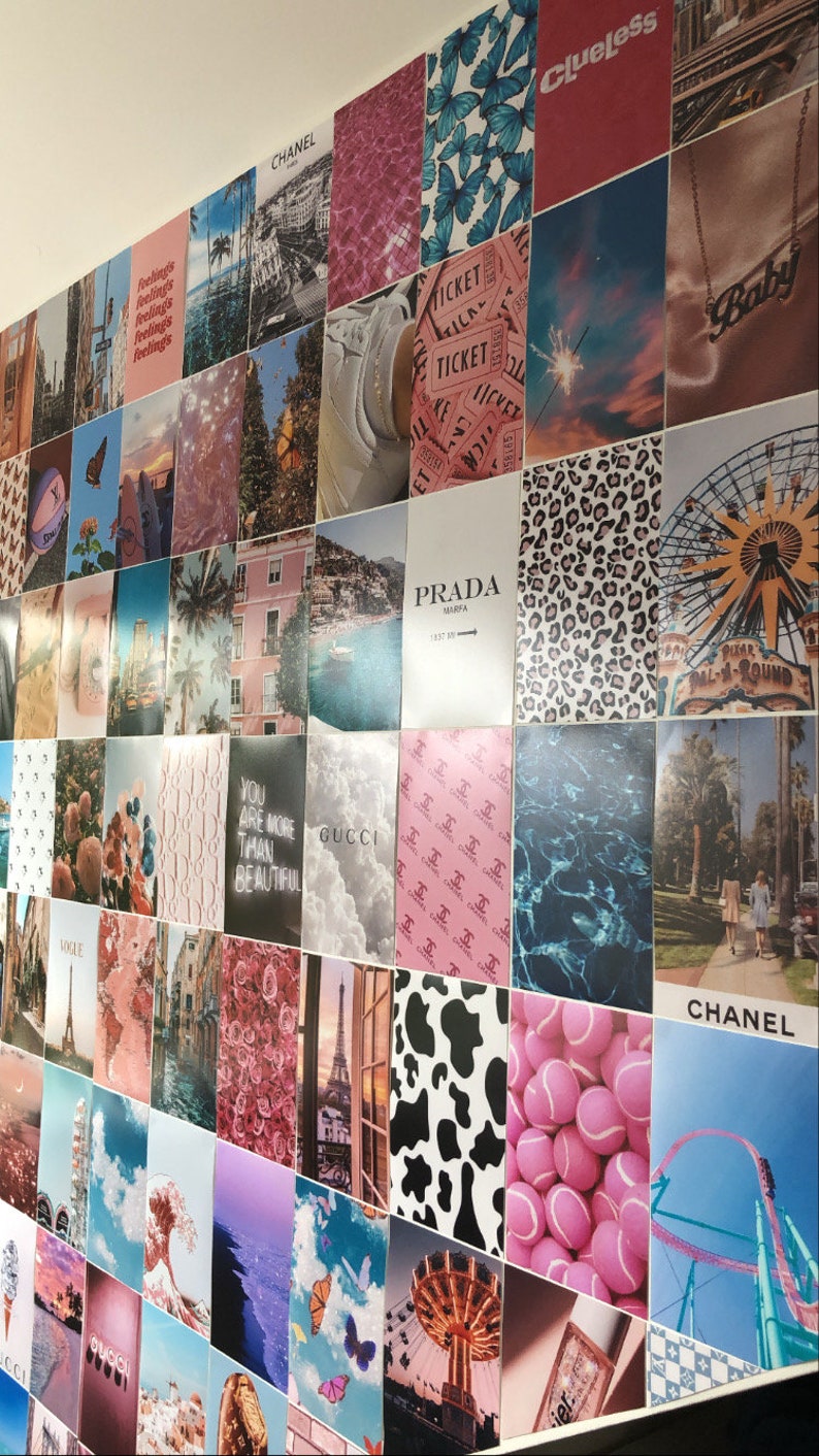 Aesthetic Custom Photo Wall 50 100 prints Wall collage Etsy