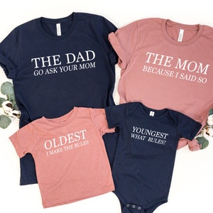 Matching Family Shirts Oldest Middle Youngest Child Shirts - Etsy