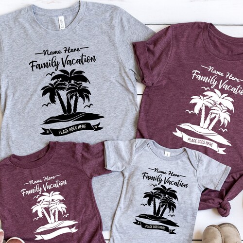 Custom Vacation Shirt Family Matching Vacation Shirts Etsy