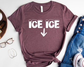 Ice Ice Baby, Pregnancy Announcement Shirt, Funny Pregnancy Reveal Tee, Pregnant Mom Shirt, Expecting Mom gift, Gift for Pregnant, New Baby