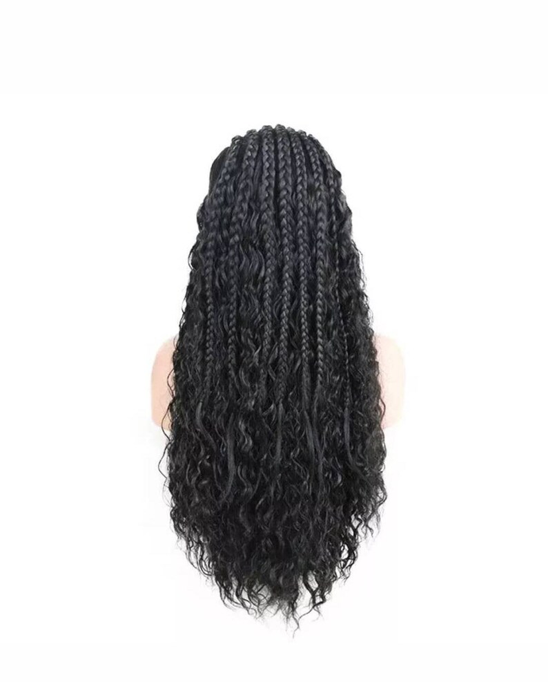 Braided wig Nigerian Woman Braided wigs for Black woman Etsy