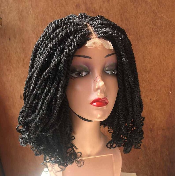Braided wig Nigerian Woman Braided wigs for Black woman Etsy