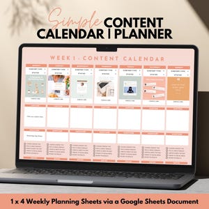 Social Media Content Calendar, Social Media Planner, Social Media Posting Calendar, Social Media Calendar Template, Social Media Calendar