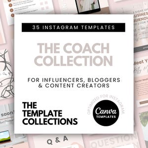 Coachcanva-sjablonen | Socialmediabundel voor coaches in het leven en zakelijk