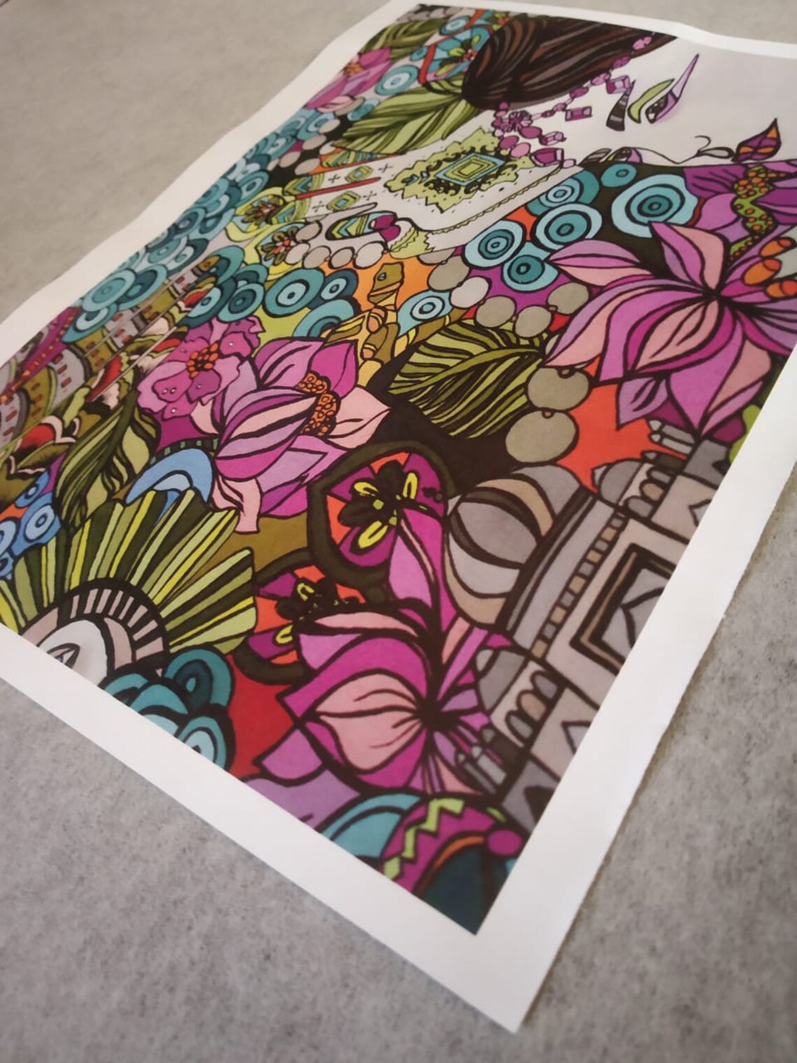 Painting Canvas painting Fabric painting Home decor Etsy