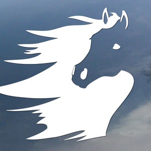 Arabian horse vinyl decal, car window sticker, design for truck or trailer