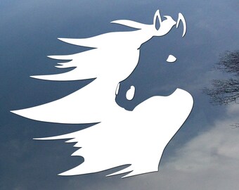 Arabian horse vinyl decal, car window sticker, design for truck or trailer