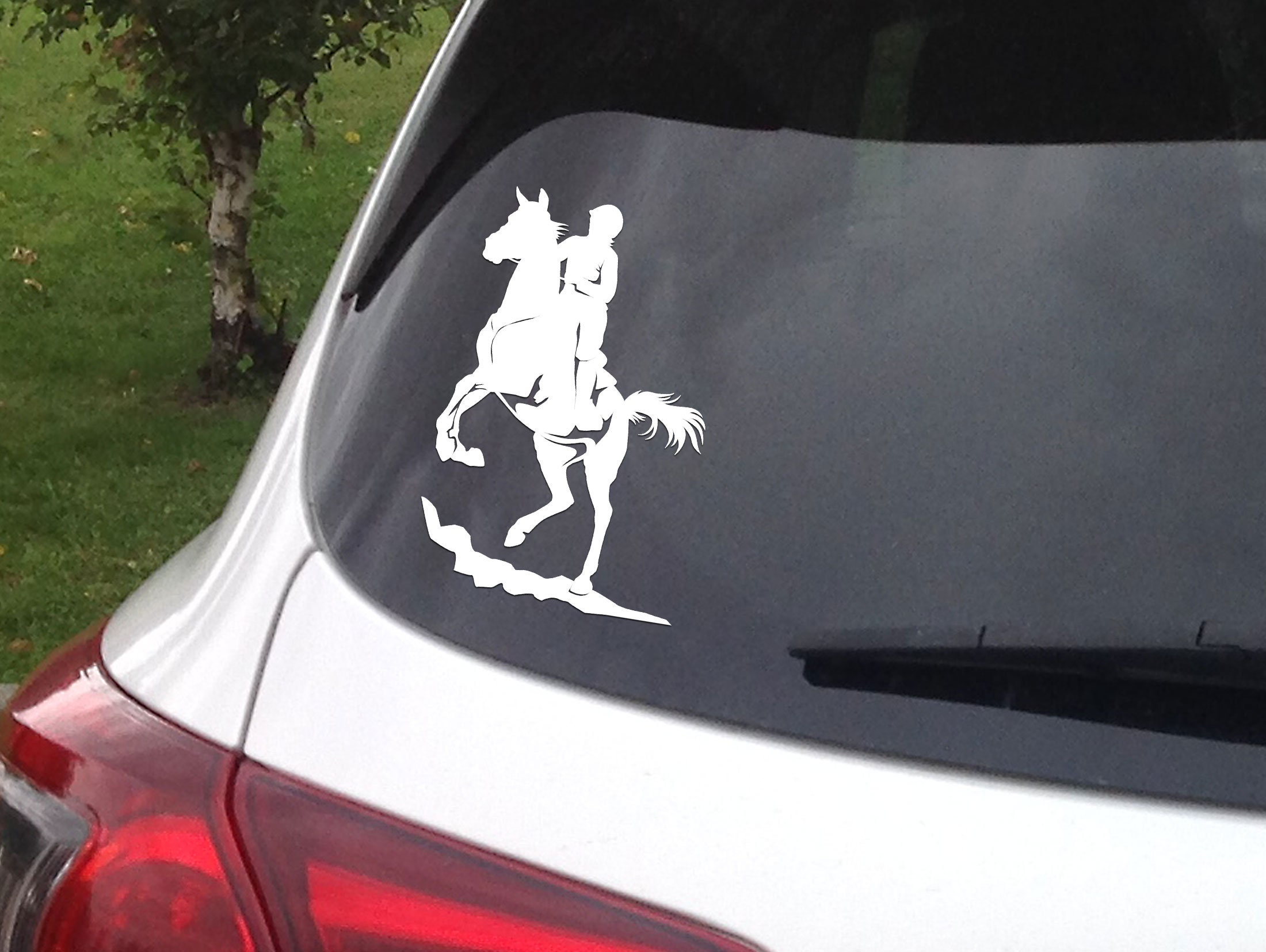 Endurance Rider Horse Vinyl Decal, Car Window Sticker, Design for Truck ...