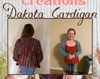 PDF Patrón de crochet Dakota Cardigan