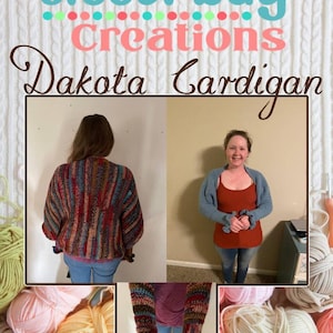PDF Dakota Cardigan Crochet Pattern