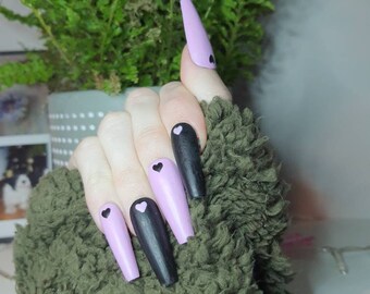 Grunge Nails Etsy grunge nails etsy