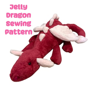Jelly Dragon Plush Sewing Pattern