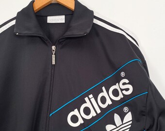 Chaqueta adidas negra | Etsy España