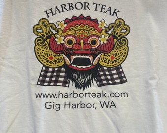 Harbor Teak Tee Shirt! Black or White, Different Sizes!