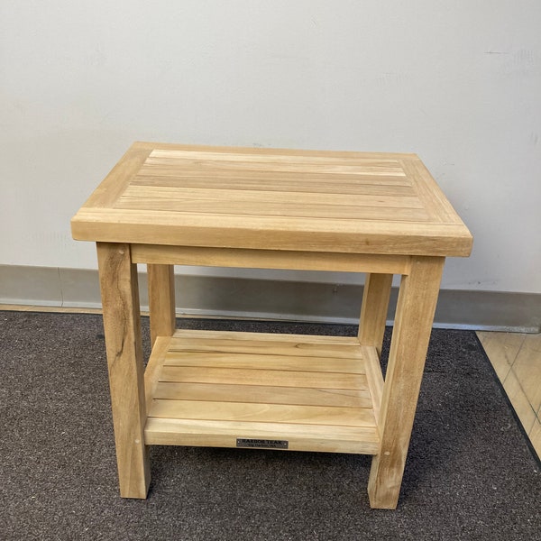 Teak Shower Stool 18"