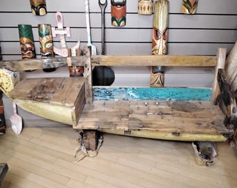 Reclaimed Boat Wood Furniture!
