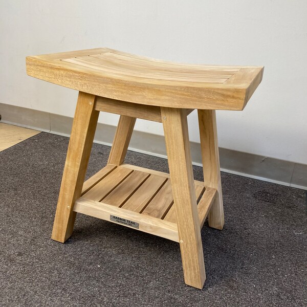 Teak Shower Bench - Etsy