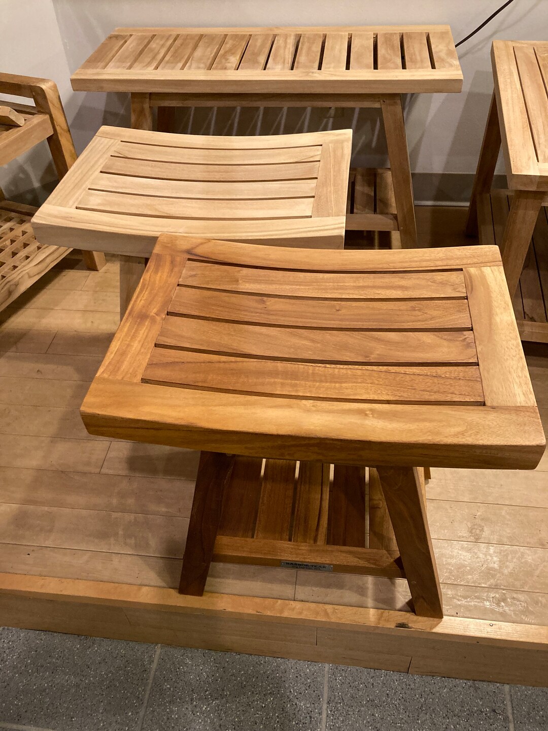 Teak Shower Stool 18 Etsy Teak shower stool 18 etsy