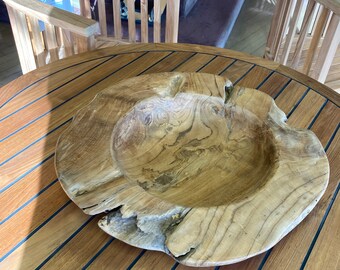 Teak Root Ball Tray 20"  Gorgeous!