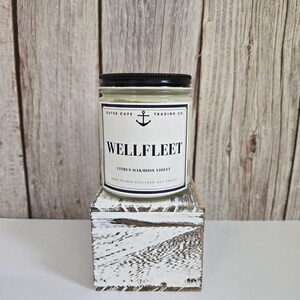 Wellfleet Cape Cod Candle: sojawas met geur van citrus, eikenmos en viooltjes