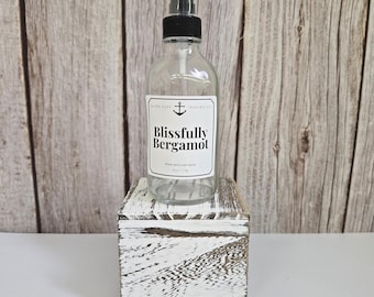 Spray per ambienti e biancheria Blissfully Bergamot: eliminatore di odori naturale, fragranza leggera