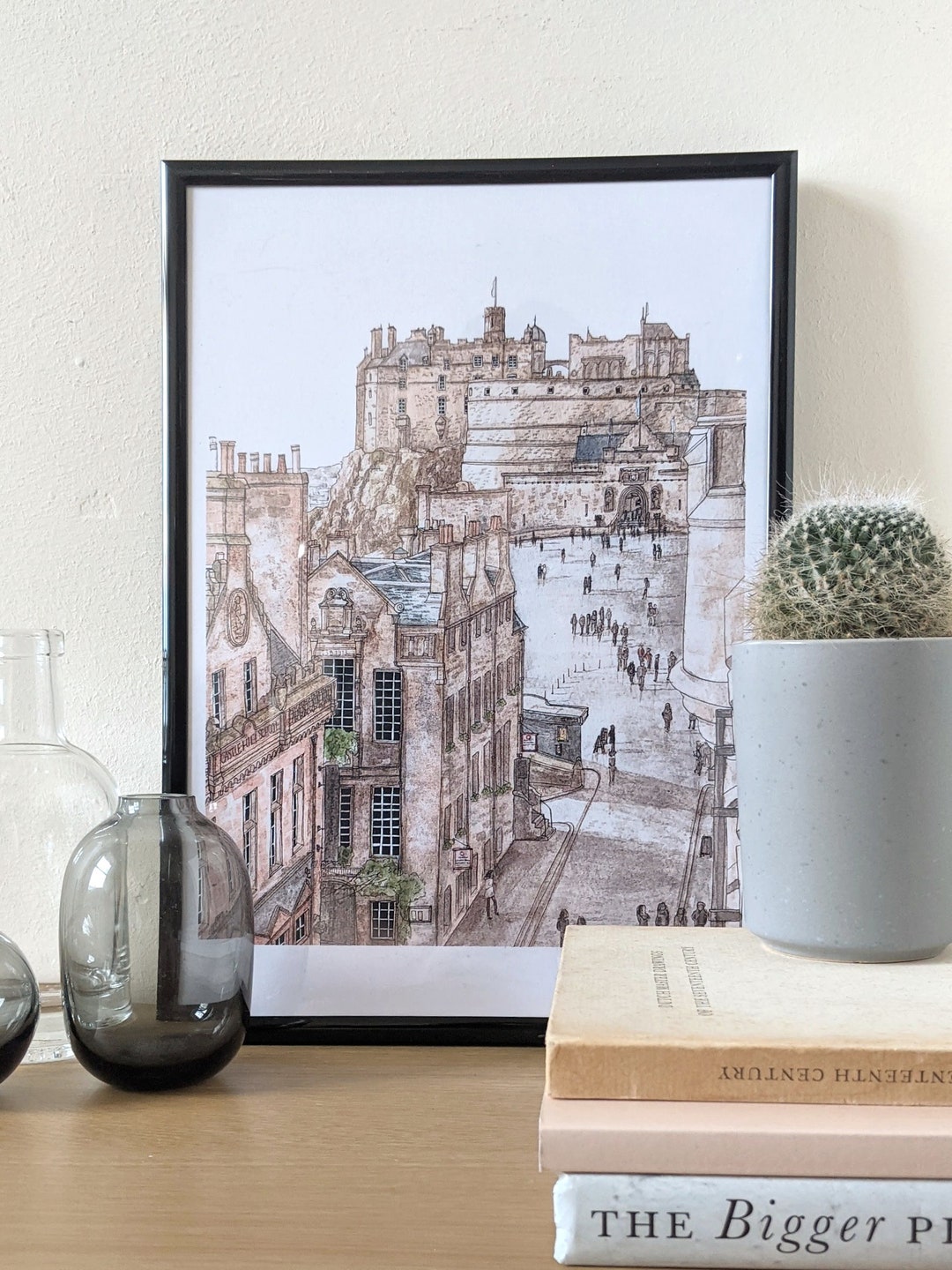 Edinburgh Castle - Watercolour Print - Etsy