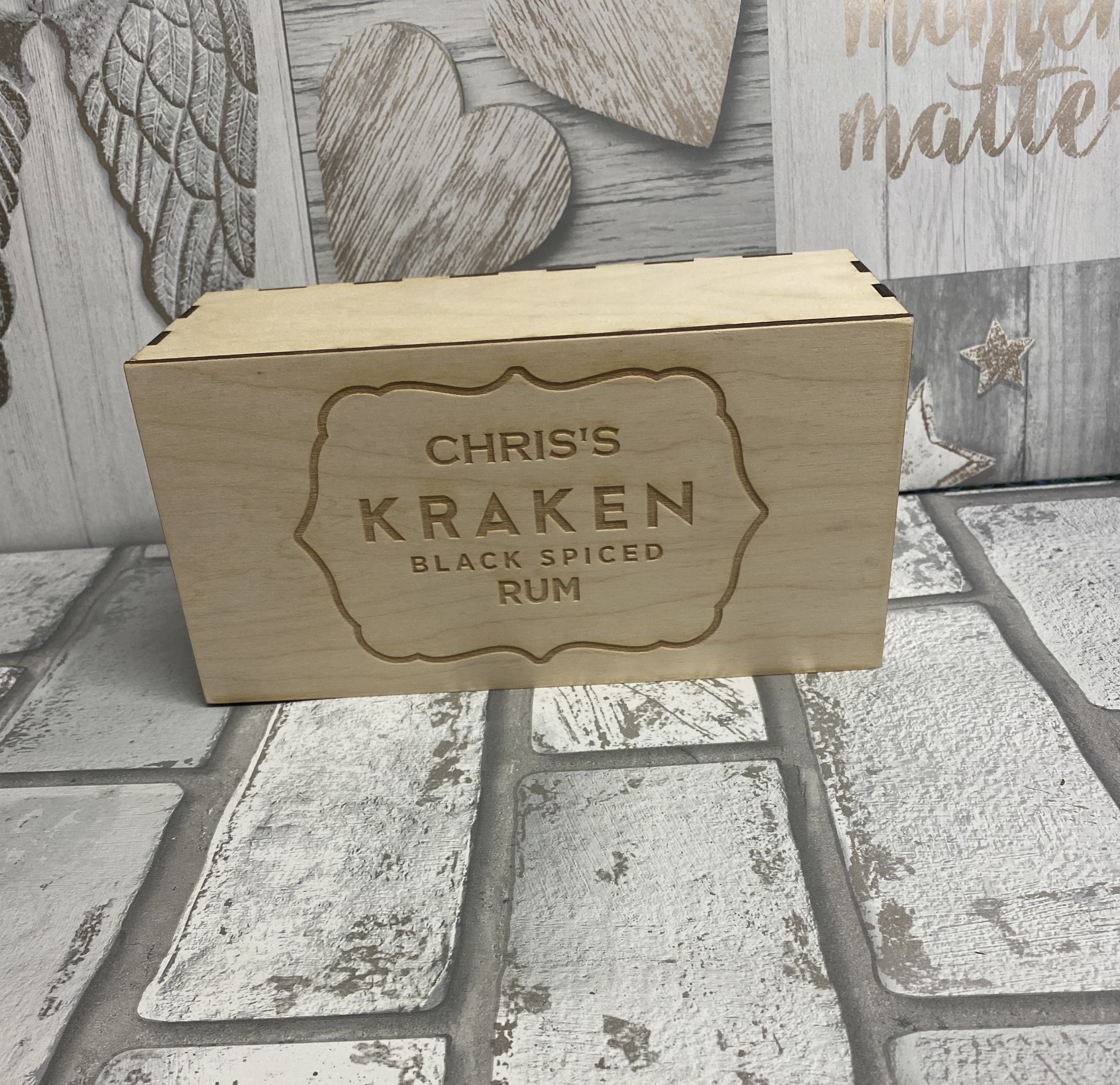 Personalised Kraken Rum Glass and Gift Box Custom Rum Glass Etsy UK