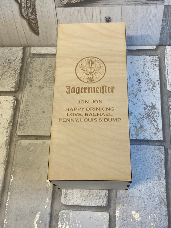 Coffret cadeau double verre Jägermeister personnalisé, verre à shot  personnalisé, cadeau d'anniversaire, cadeau de la fête des Pères -   France