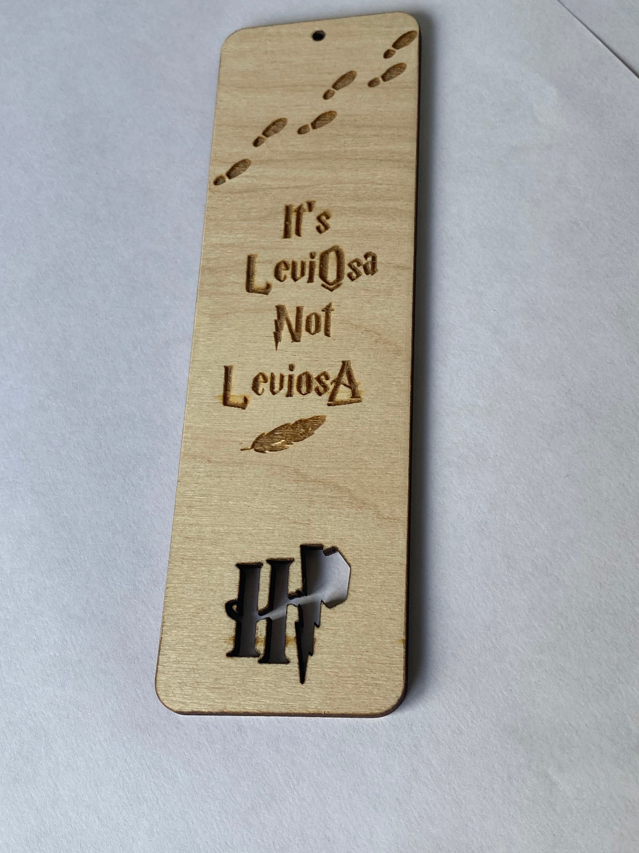 Harry Potter inspired wooden bookmark gift Christmas birthday | Etsy