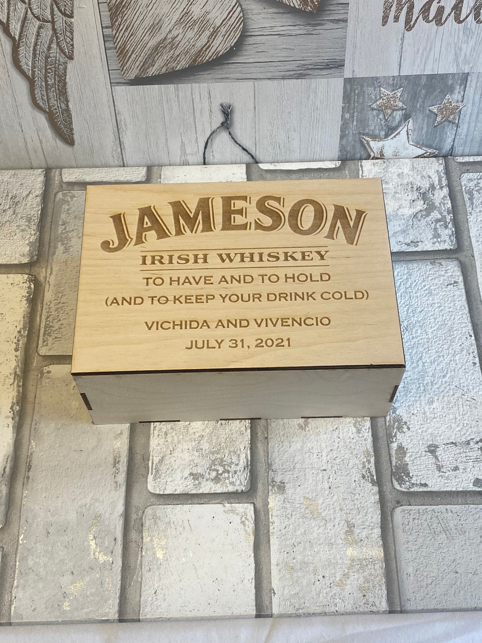 Personalised Jameson Whiskey Glass Gift Set Custom Whiskey Etsy UK