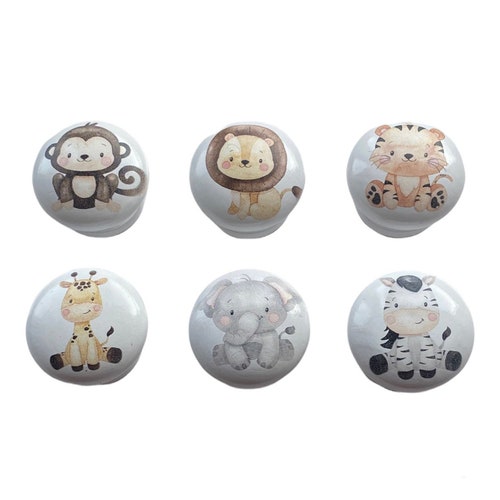 Safari Theme Drawer Knobs. Jungle Animal Children's Safari Etsy
