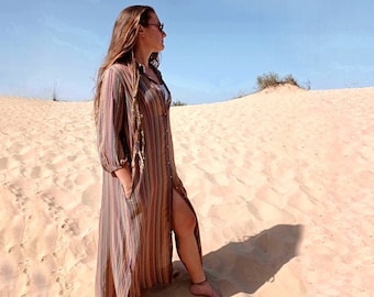 PDF pattern long shirt Dress, PDF pattern plus size women clothing, sewing pattern of shirt dress, PDF pattern for women