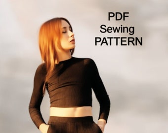 PDF Girl’s T-shirt pattern, PDF pattern for girls,  pdf patterns for kids, girls sewing patterns, pdf pattern blouse, pdf blouse pattern