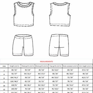 Sports suit for kids PDF Pattern, Girls suit sewing pattern, pdf patterns kids, girls sewing patterns, clothing patterns PDF image 2