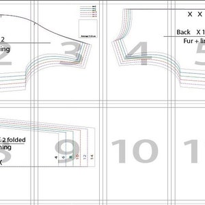 Faux Fur Jacket PDF Sewing Pattern, PDF Pattern for Girls, Pdf Patterns ...