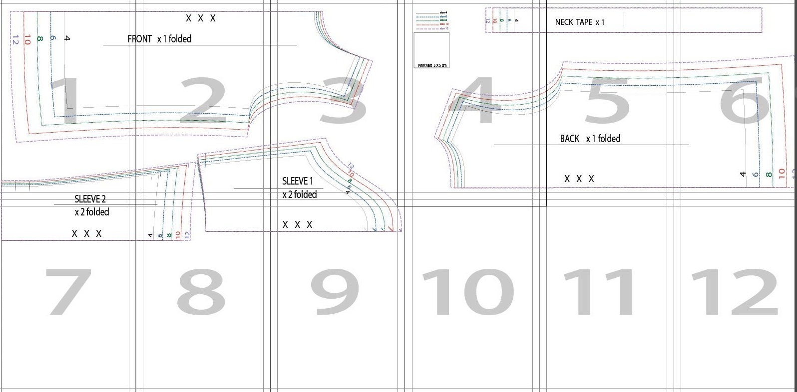PDF Girls T-shirt Pattern PDF Pattern for Girls Pdf - Etsy
