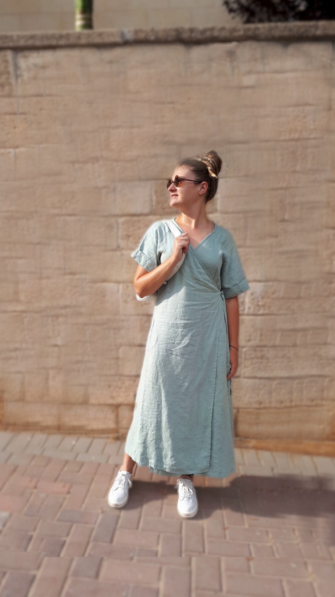 PDF Pattern Wrap Dress, PDF Pattern Plus Size Women Clothing, Sewing ...