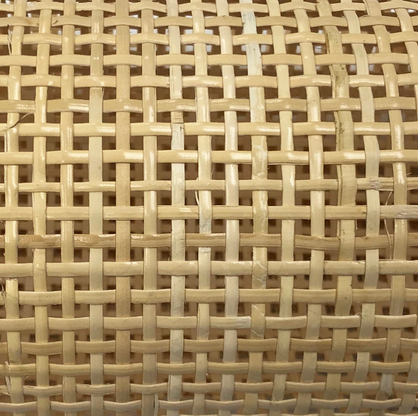 UNBLEACHED Natural Rattan Cane Webbing,pre-woven,18 Wide,open 1/2