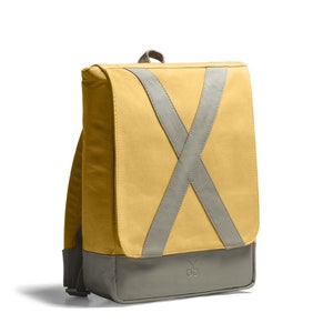 yellow aesthetic backpack