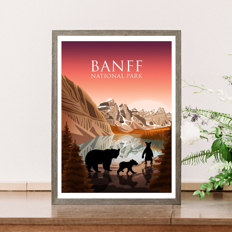 Alberta/'s Rockies Canada Canada Print National Park Canada Art Banff Banff Print National Park Poster Banff Poster Moraine Lake