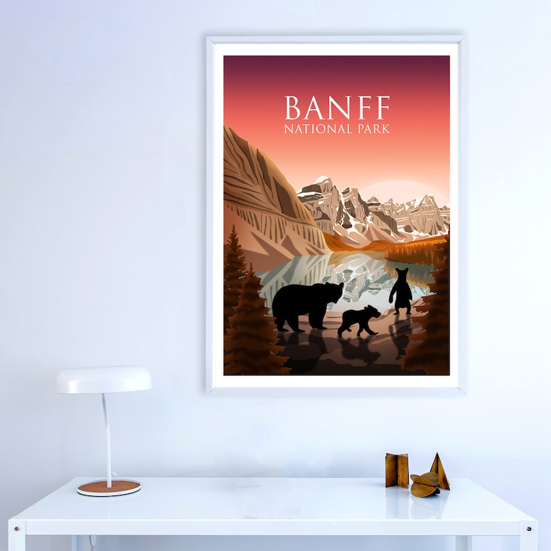 Alberta/'s Rockies Canada Canada Print National Park Canada Art Banff Banff Print National Park Poster Banff Poster Moraine Lake