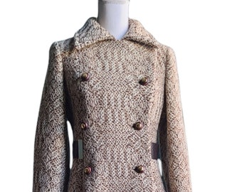 Vintage Brown Wool Coat